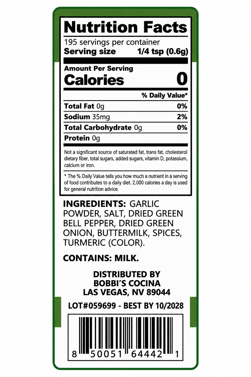 VEGGIELICIOUS - Vegetable & Herb Seasoning